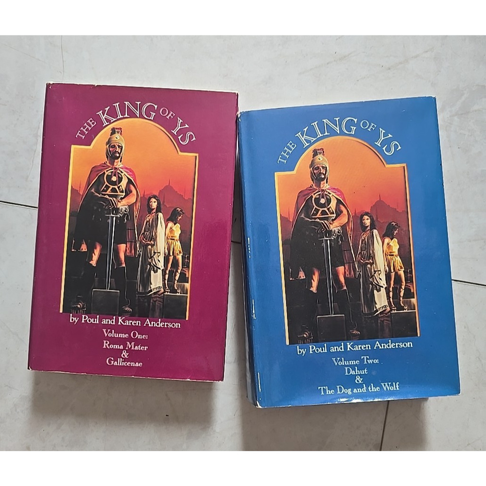 Lot of 2 VTG The King of YS by Poul & Karen Anderson Vol 1 & 2 Paperback Books